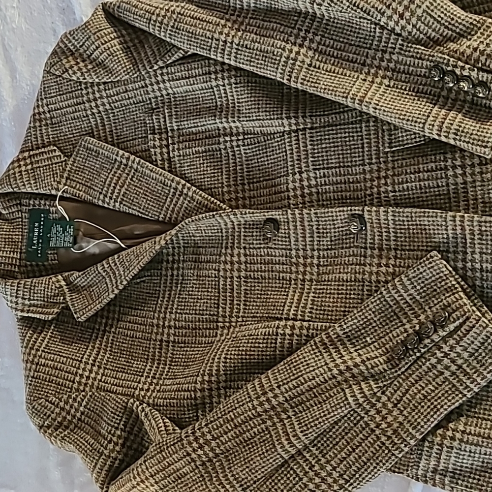 Ralph Laren Size 4 Pure Wool Equestrian Blazer